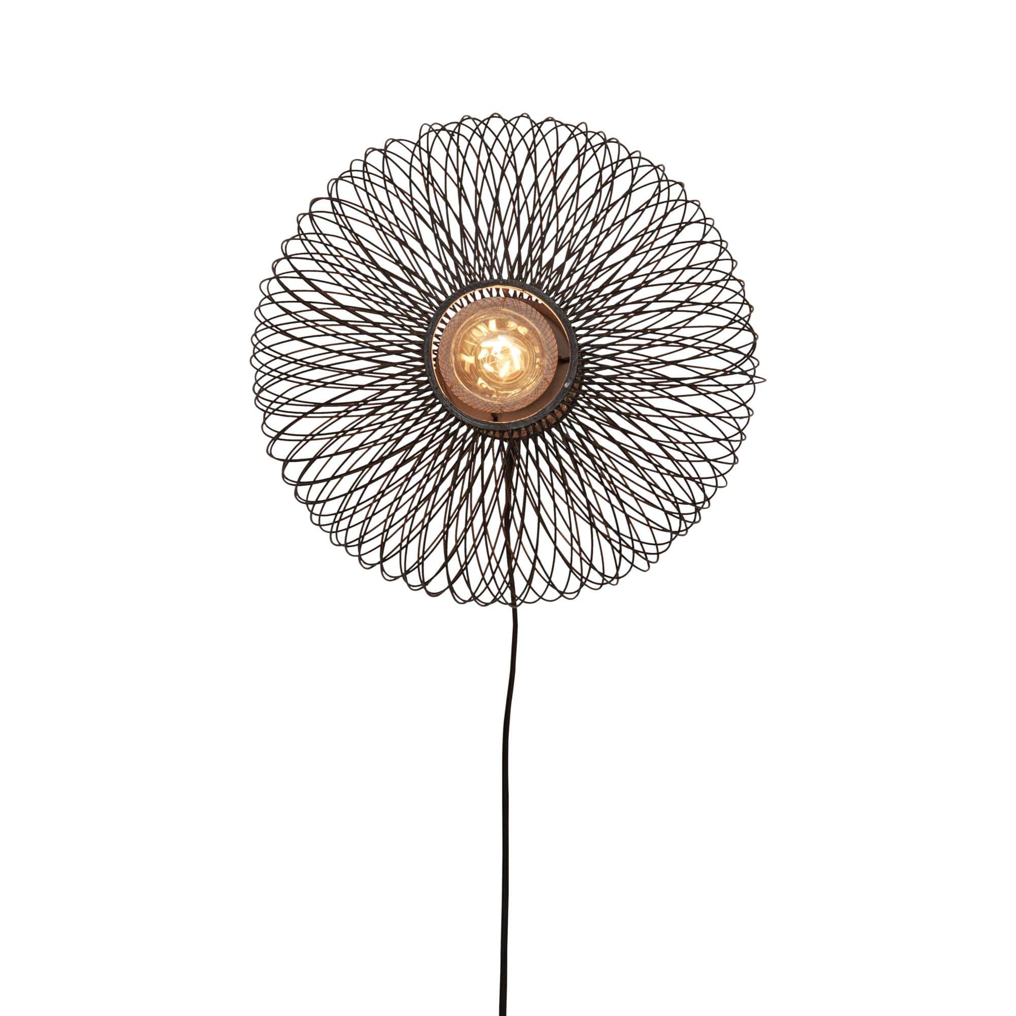 GOOD&MOJO wandlamp Cango - zwart - Ø40cm