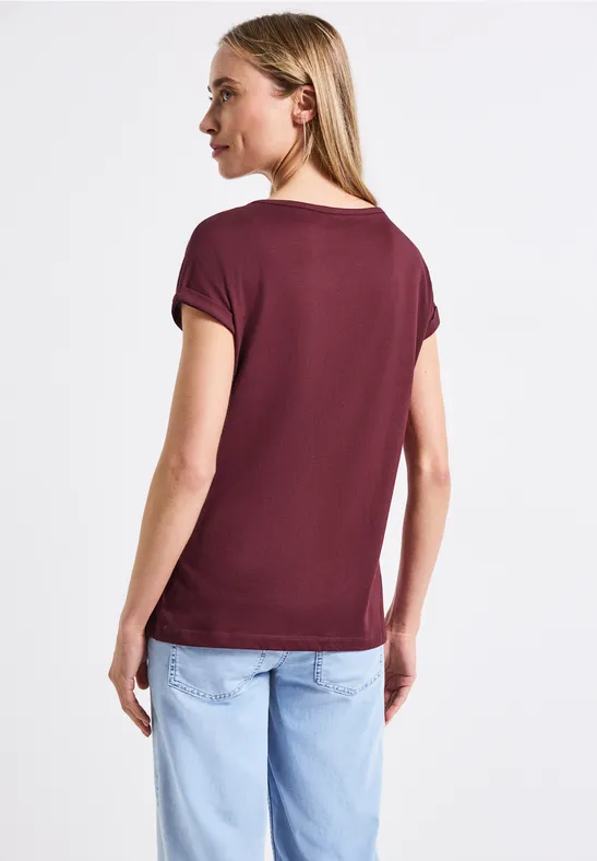 Basic Shirt mit Print