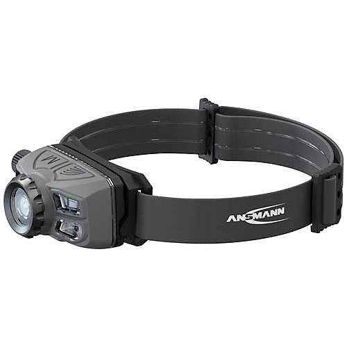 Lampe frontale LED Ansmann HD450FRS rechargeable 450 lm, aluminium, noire, portée 92 m