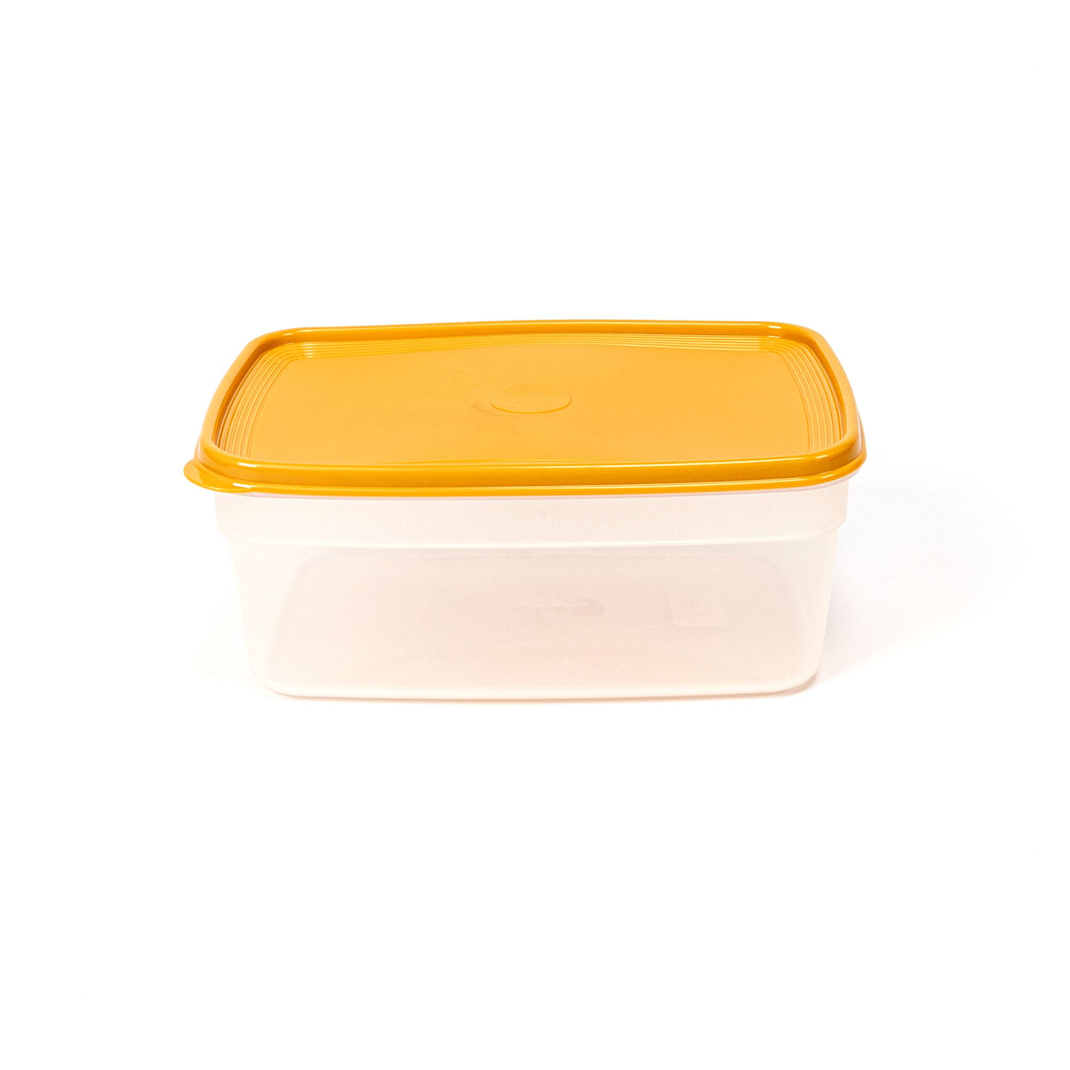 Caixa retangular com tampa amarela 4,5l