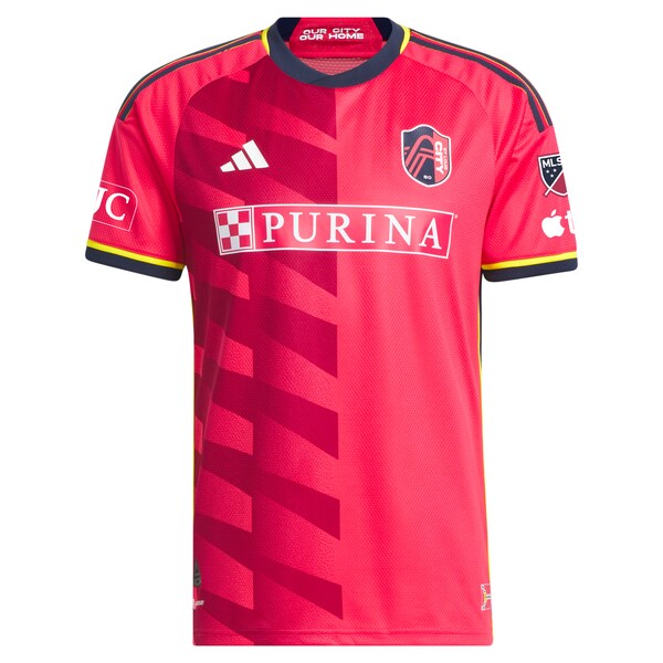 St. Louis City SC adidas 2024 CITY Kit Authentic Jersey - Red