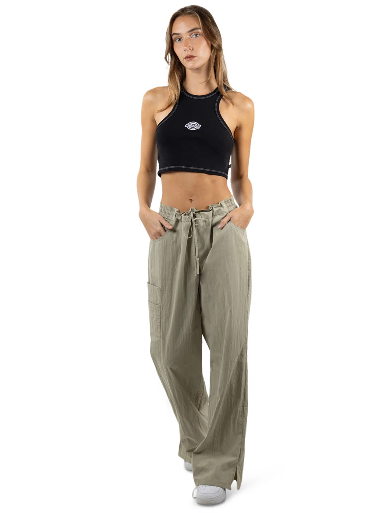 Cropped Racer Front Tank