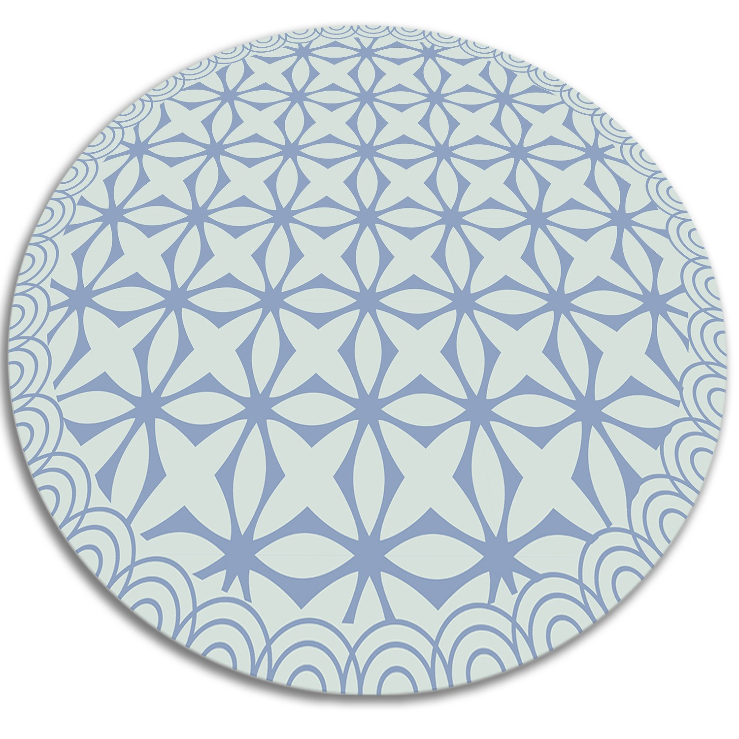 Dywan winylowy do domu - Geometryczne gwiazdy 50 cm