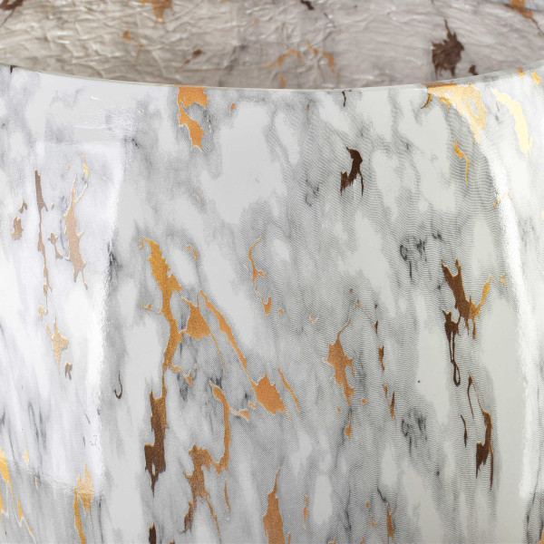 NEVA MARBLE Komplet 3 osłonek ceramicznych 42,5x42,5x39/28x28x27/20x20x19cm