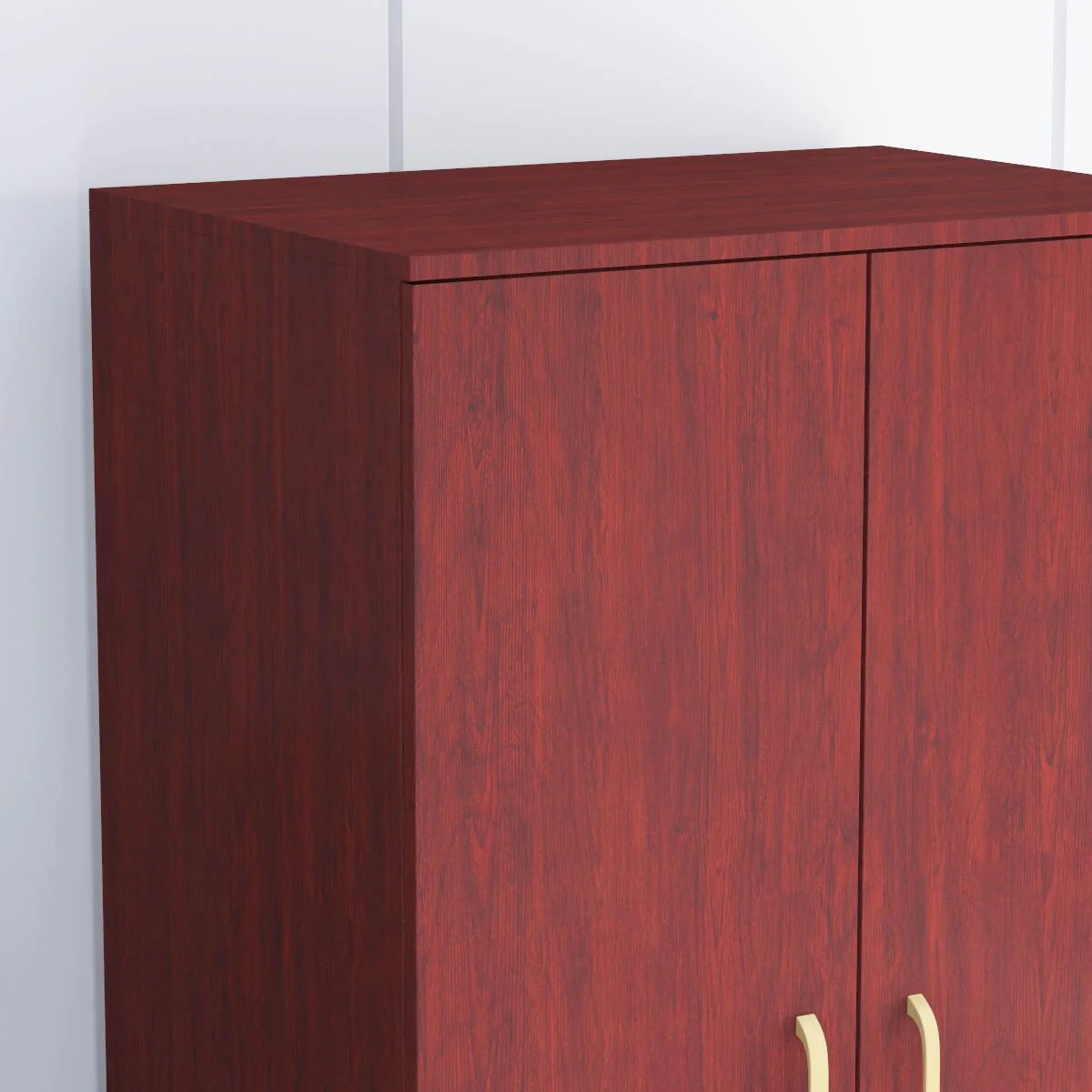 2-Door Wardrobe Armoire with 3-Drawer
