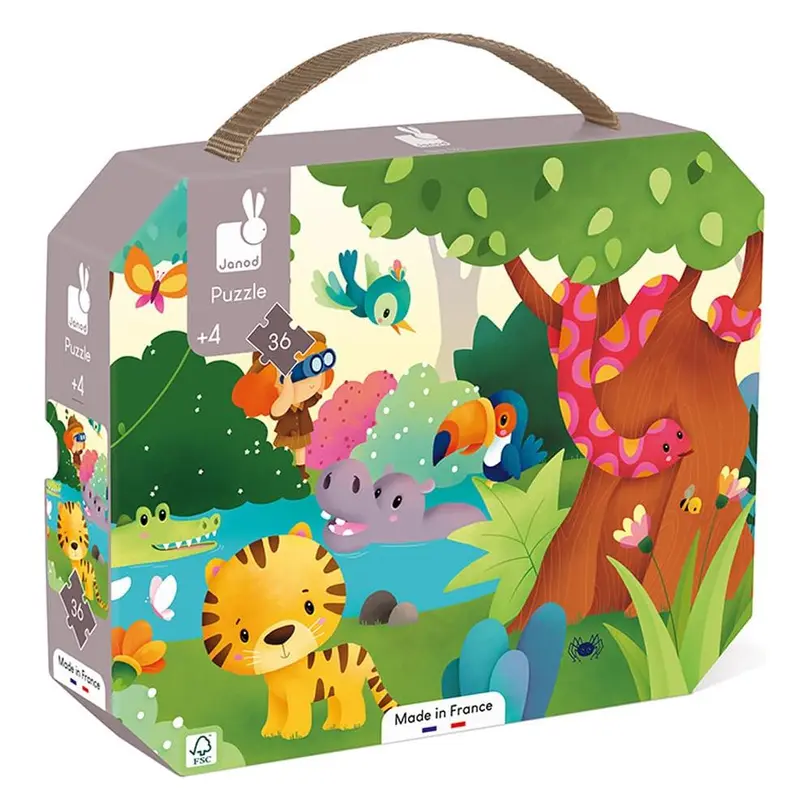 Puzzle 36-teilig Wildtiere