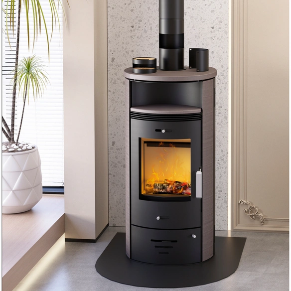 Kaminfilter »Sauberling«, schwarz