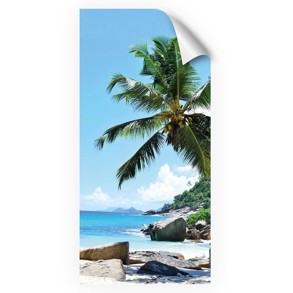 Duschrückwand-Panel, fresh, Strand, 210x100 cm