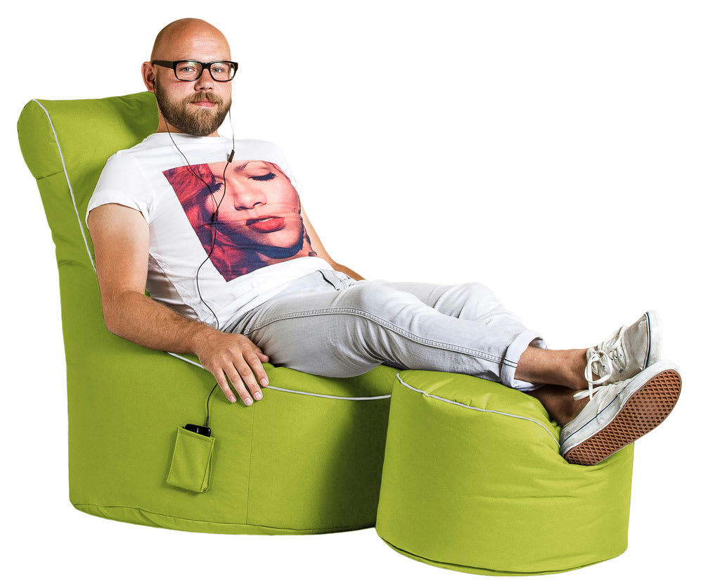 SITTING POINT - Repose Pieds DotCom Swing Vert Anis