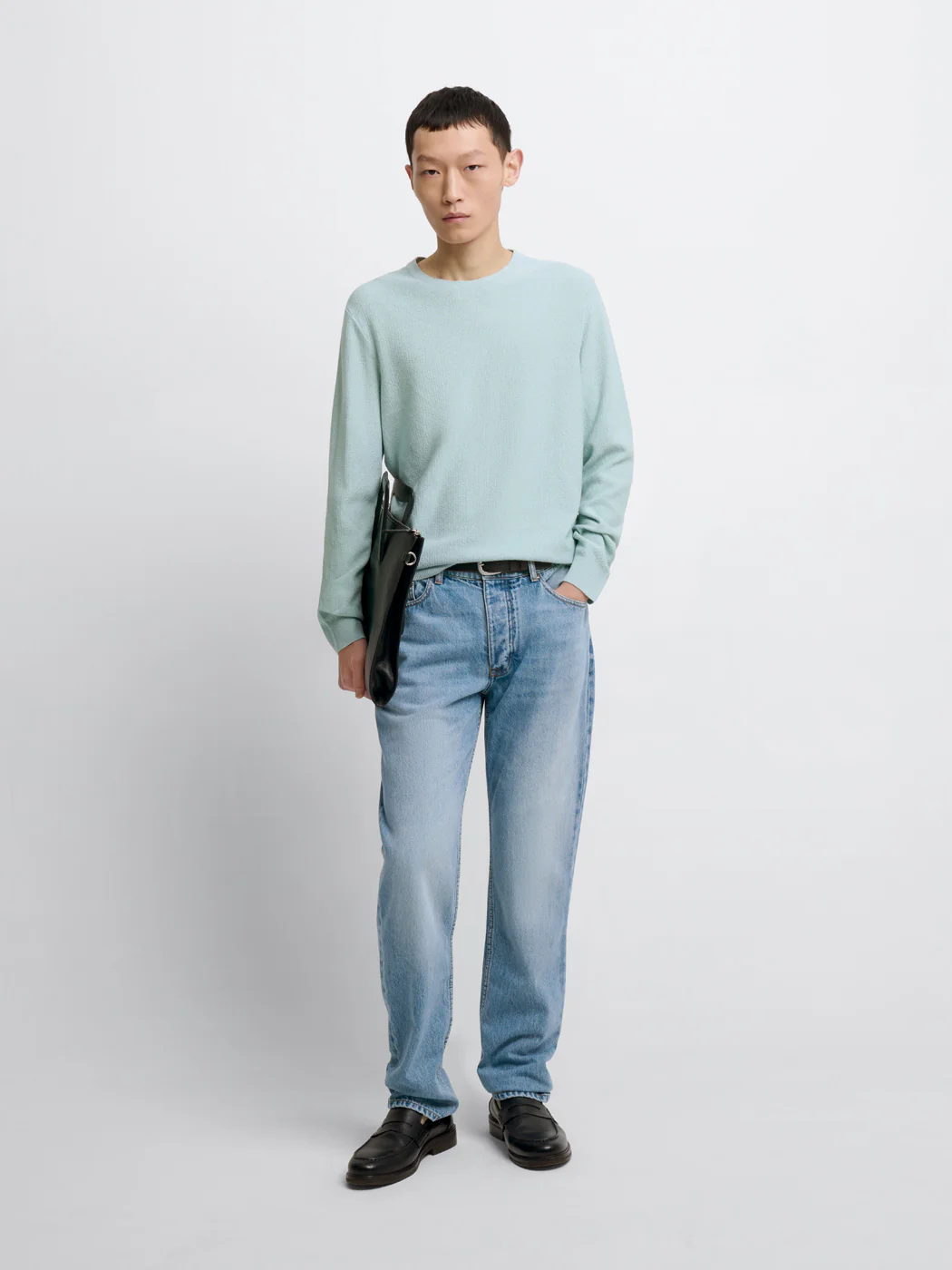 Jean denim regular en coton