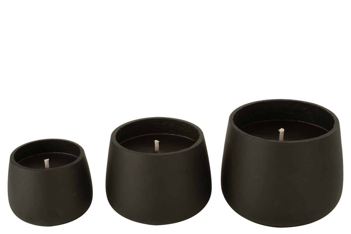 J-Line buitenkaars - cement - zwart - large - 48U
