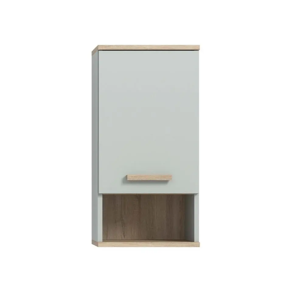 Hioshop Star badkamerkast wandmontage- 1 deur- 1 plank lichtgroen