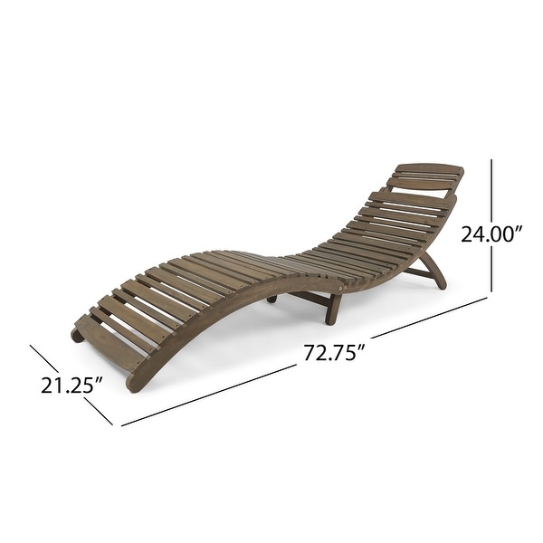 Lahaina Acacia Chaise Lounges (Set of 2) by Christopher Knight Home