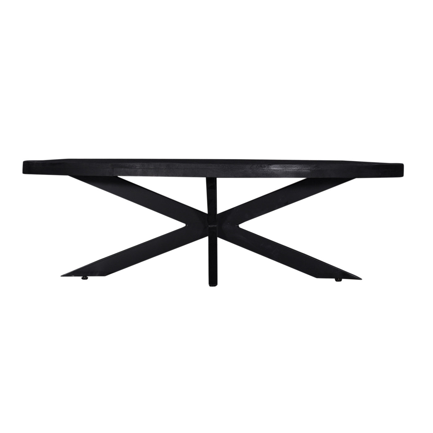 Giga Meubel Salontafel Mansour - Zwart Mangohout - 130x70x40cm