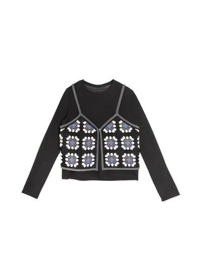 2 In 1 Granny Square Crochet Top - 25WDT324M