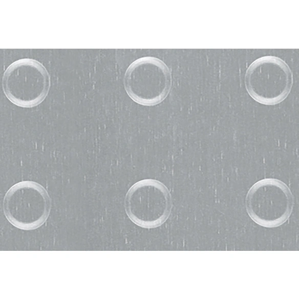 Strukturblech, eloxiert, LxBxH: 48x24x0,1 cm, silberfarben