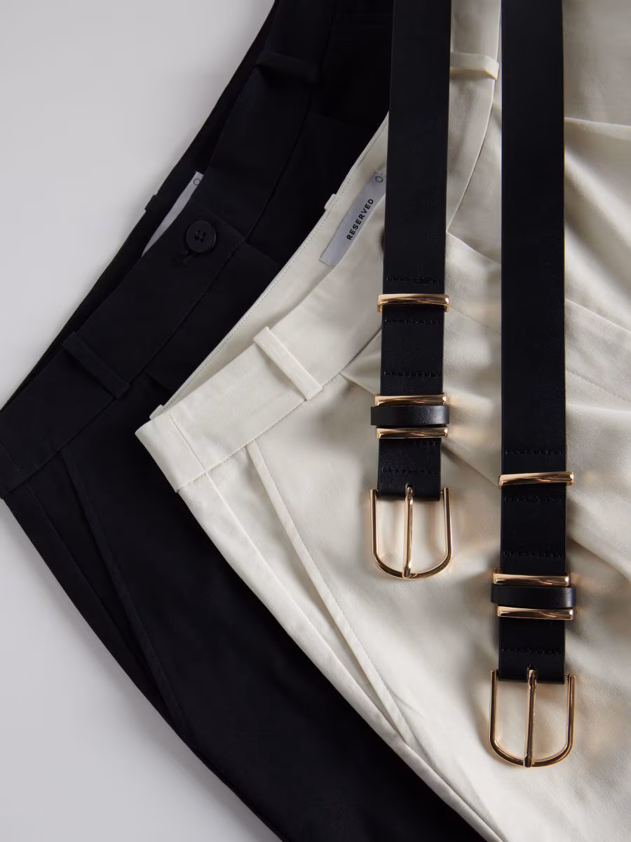 Chino Trousers With Belt