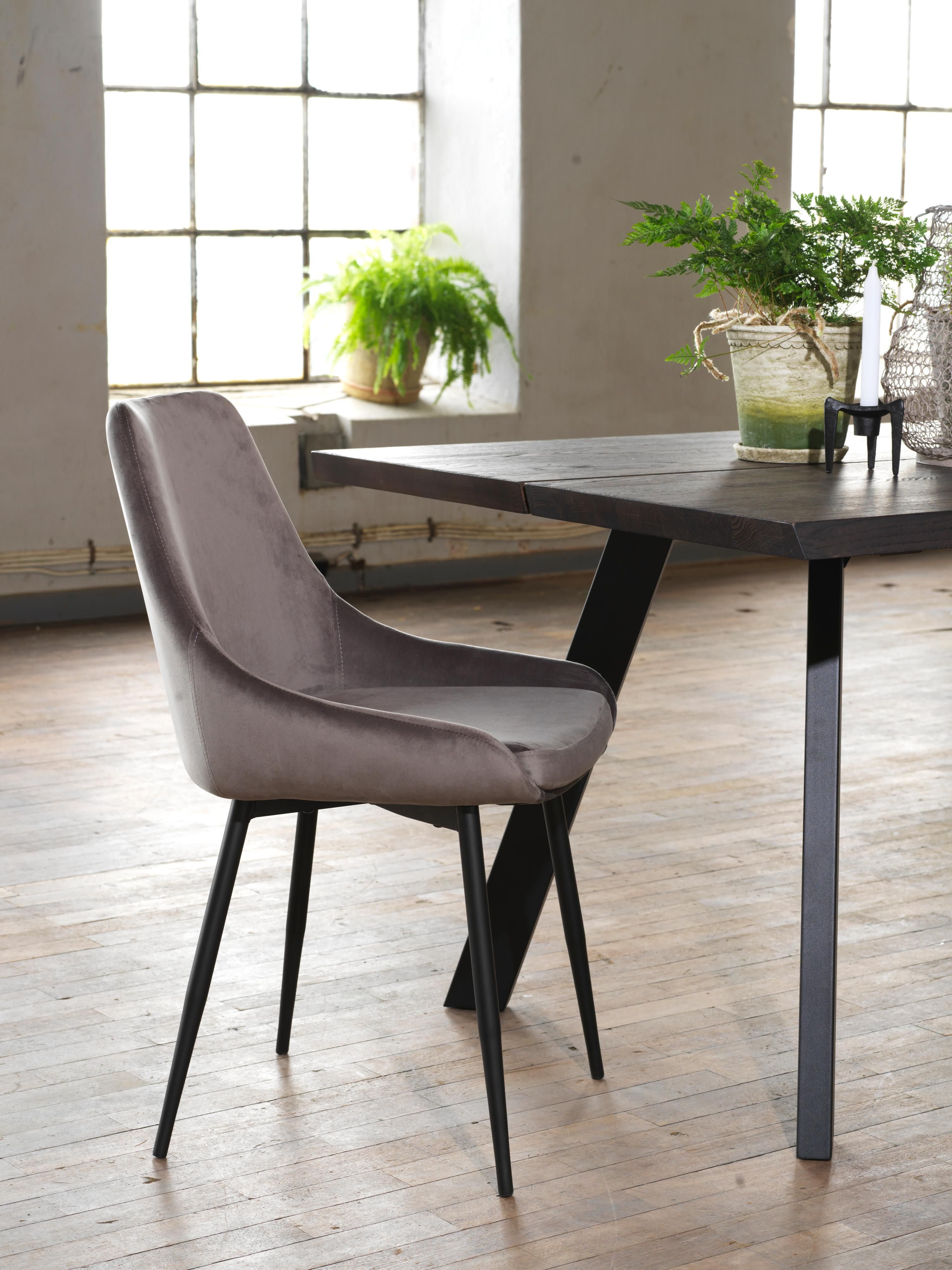 Samt-Polsterstühle Sierra, 2er-Set