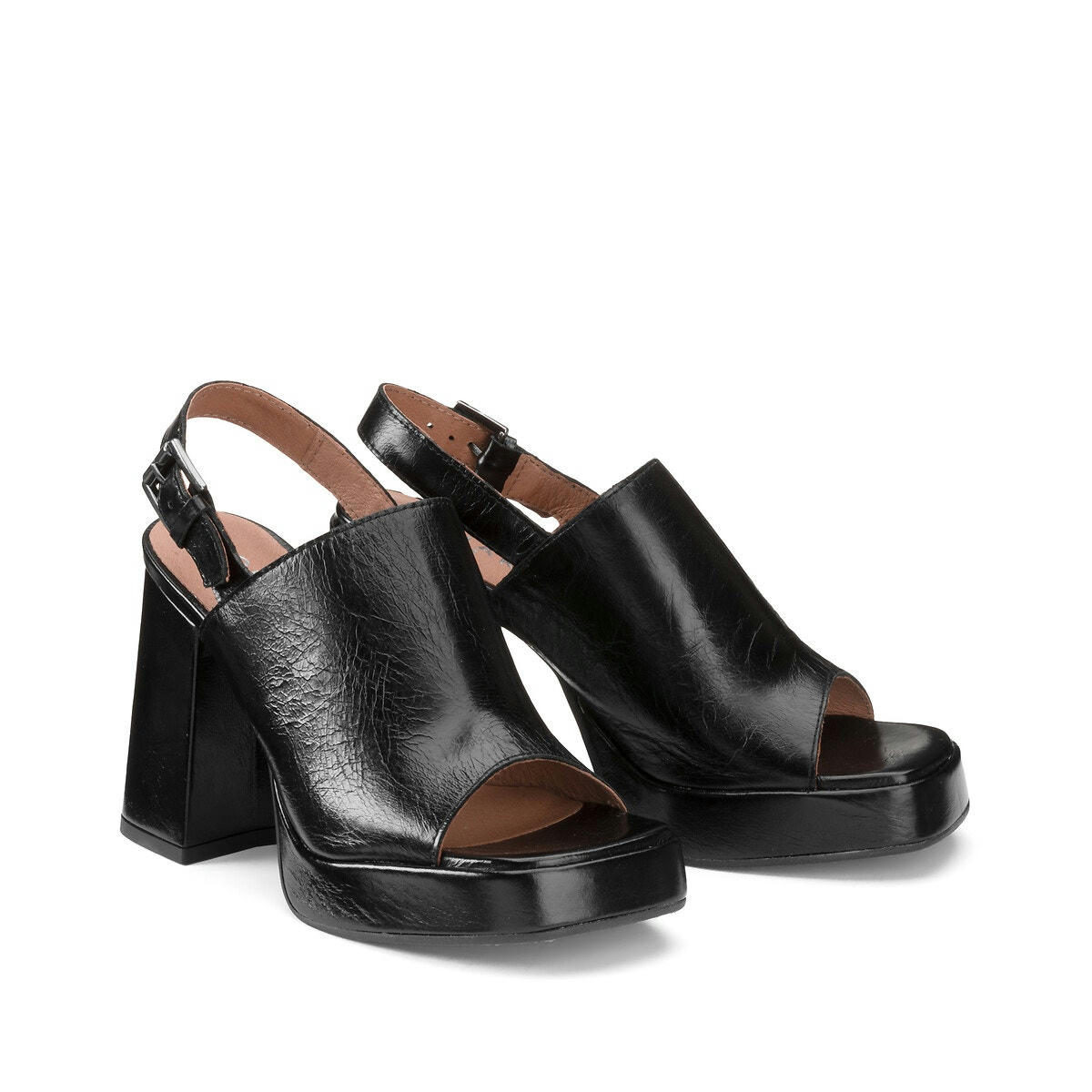 Sandales cuir à talon Benedicte