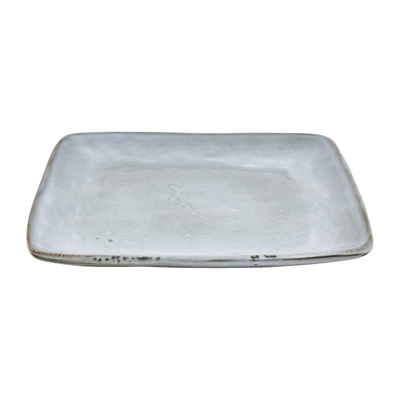 Vierkant bord Toscane - lichtblauw - 20x20 cm