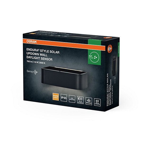 OSRAM Applique murale solaire LEDEndura Style Updown 7,6 W IP65