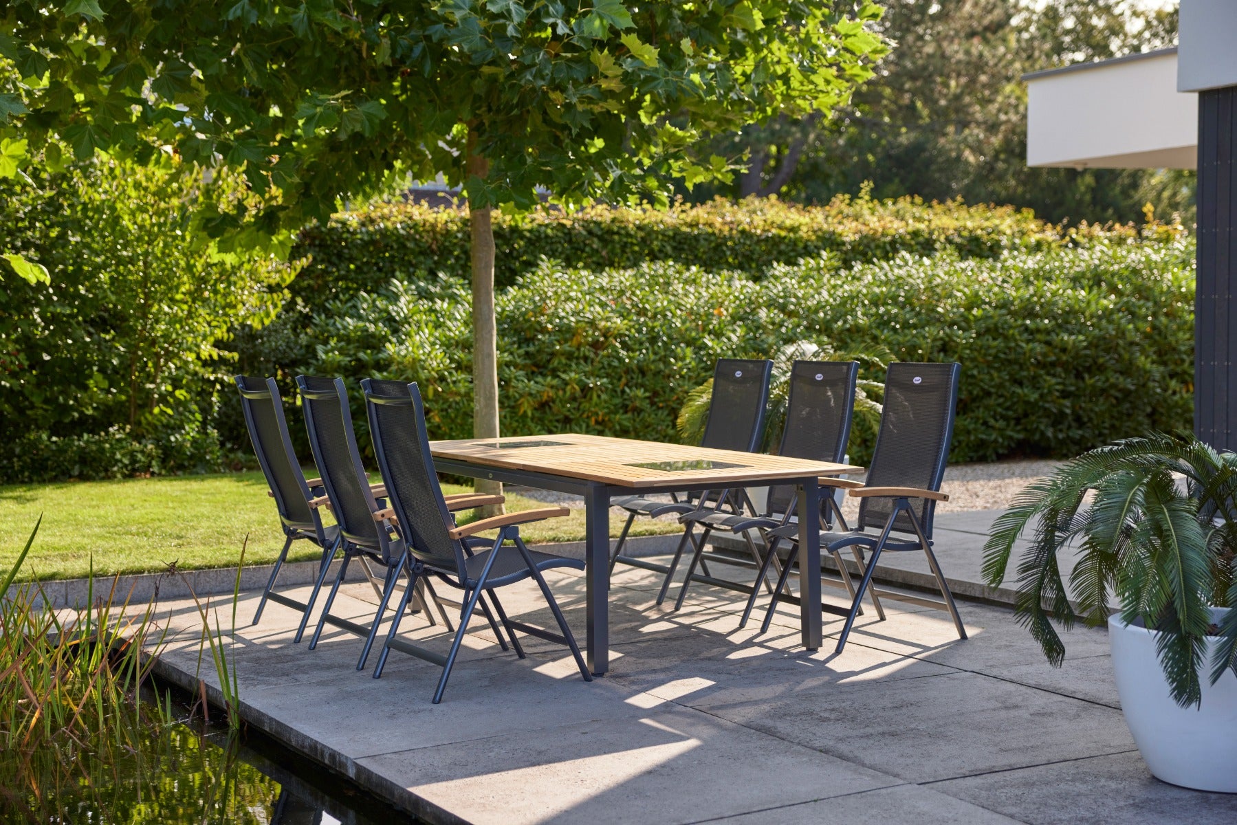 Hartman Salvatore standenstoel - Teak Armleuning