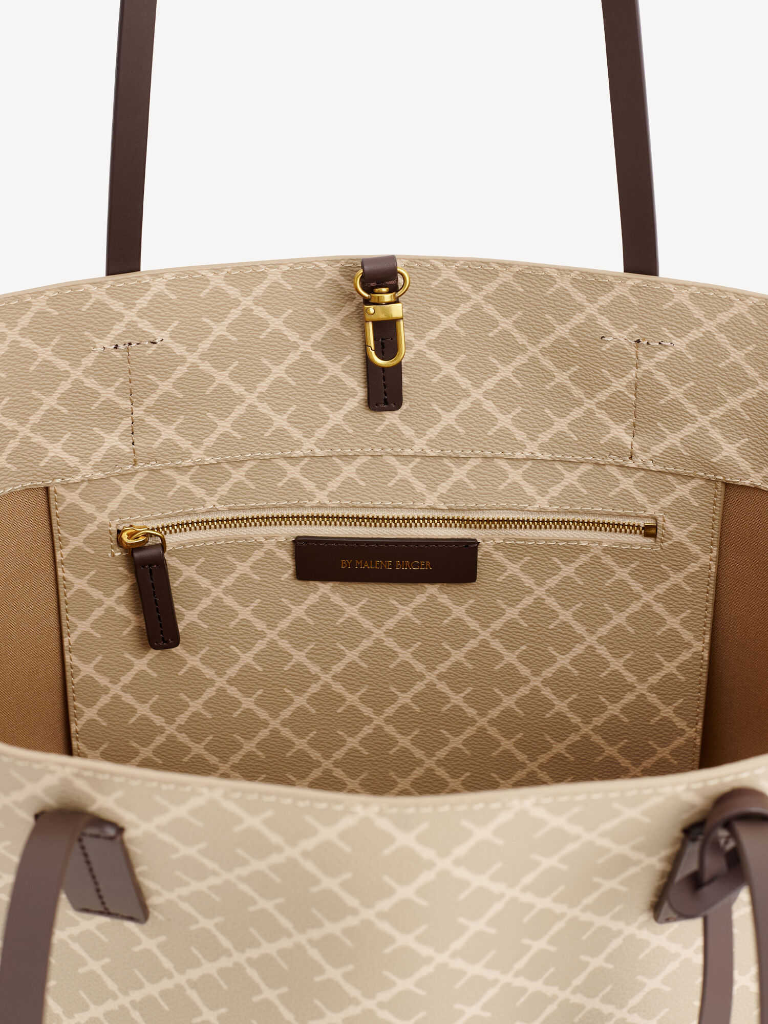 Abigail tote bag med print