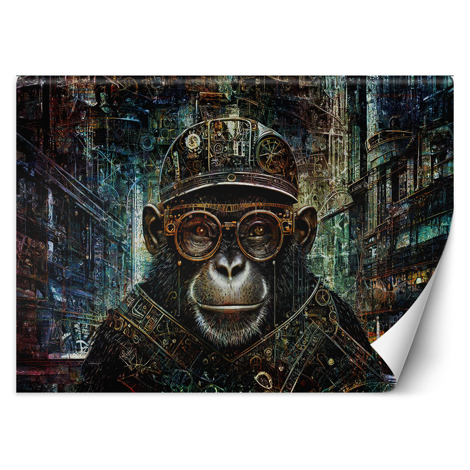 Feeby Fototapeta, Abstrakcyjna małpa 150x105