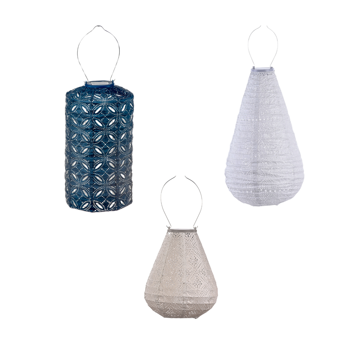 Lumiz solar lampion - tulip set - 3 stuks