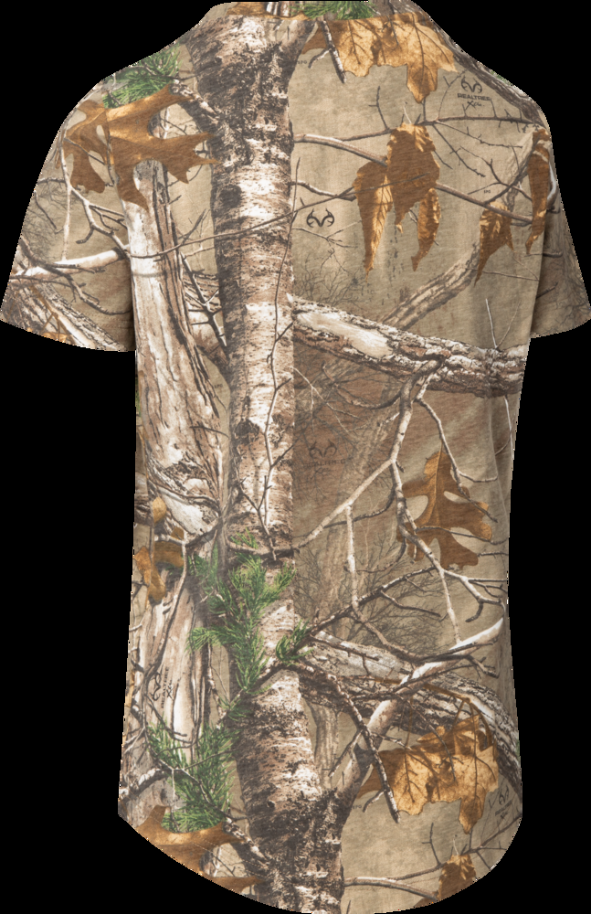 Yukon Gear Women's Beam Short Sleeve Cotton Stretch Hunting T-shirt, Camo
