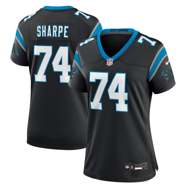 David Sharpe Carolina Panthers Nike Women's Team Game Jersey -  Black