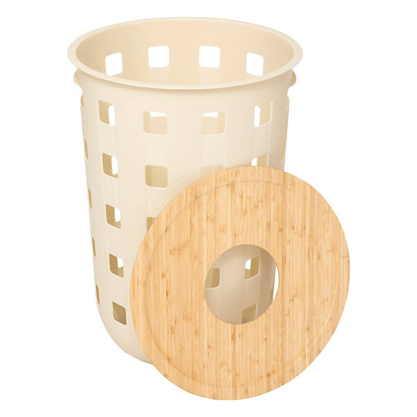 Corbeille à linge 60L Harmony argile - Beige- 5five