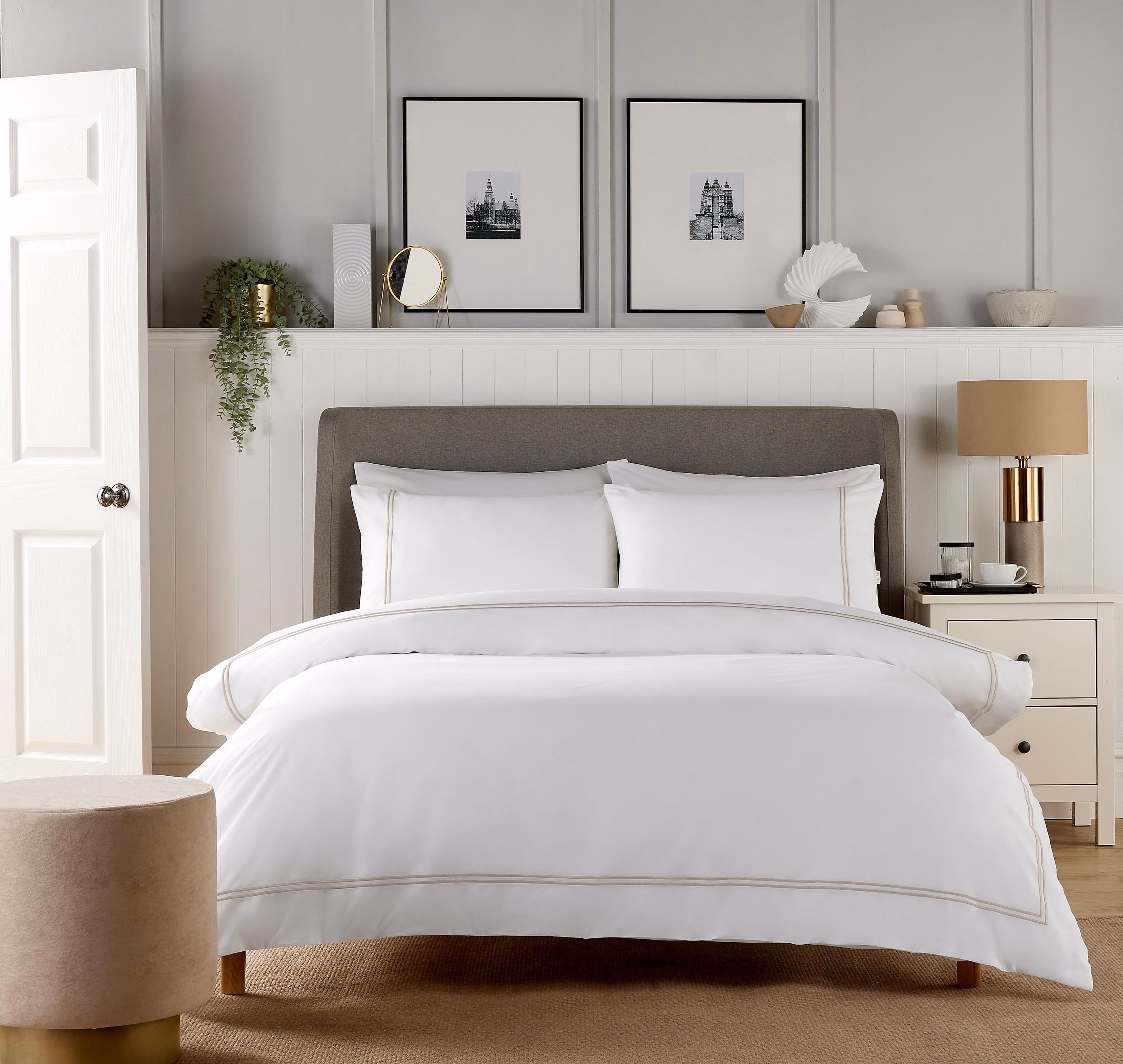 Vantona Hotel Collection Bedding - Luxury White Bedding
