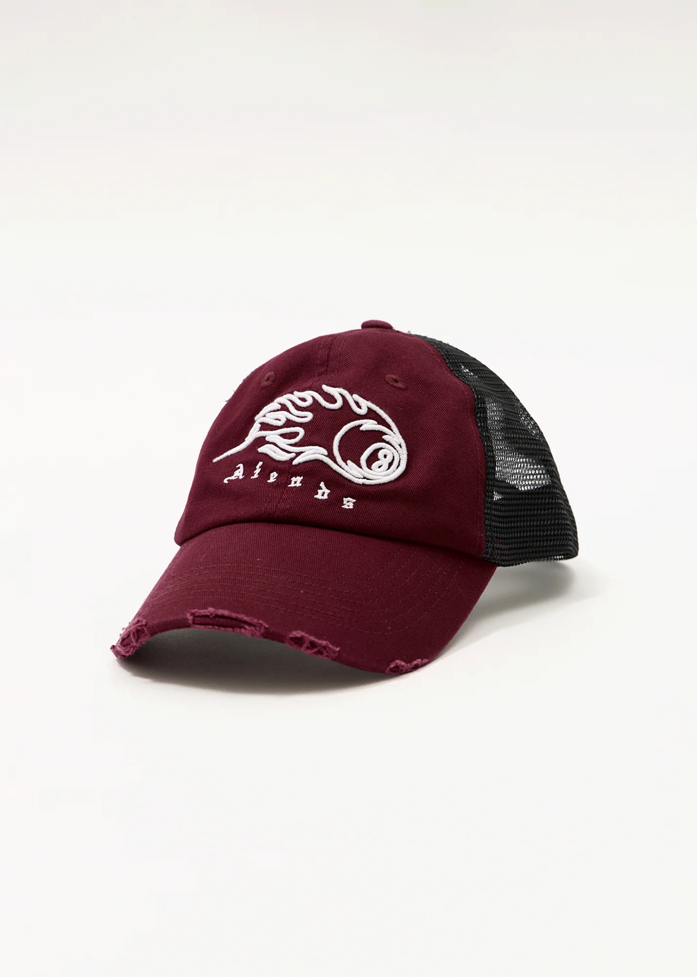 AFENDS Mens Off Balance - Six Panel Mesh Cap - Port