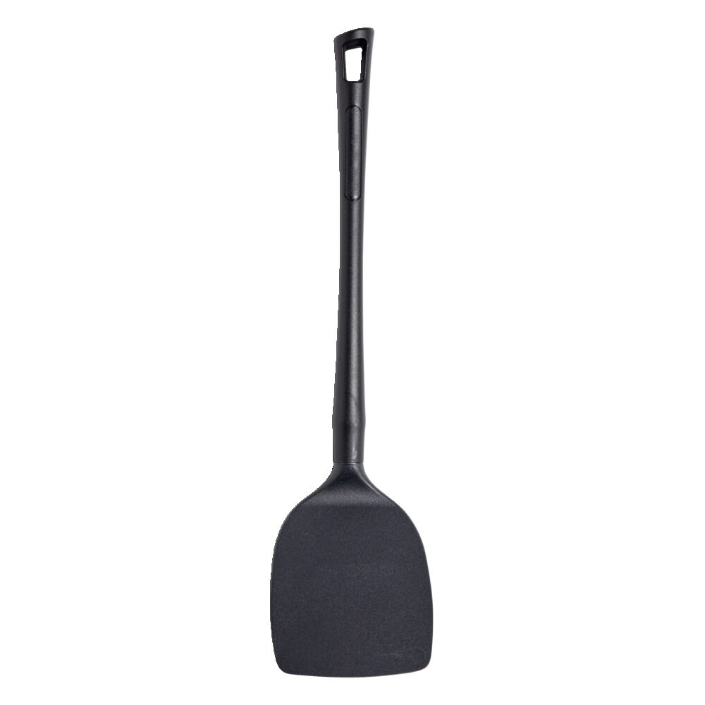 Spatule de cuisine en plastique noir L.34,5cm