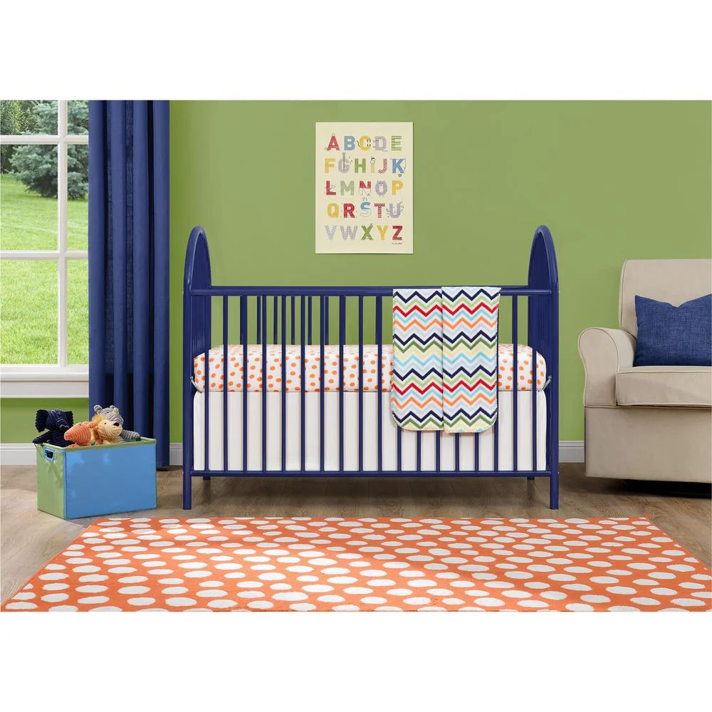 Ameriwood Home Prism Navy Metal Crib by Cosco