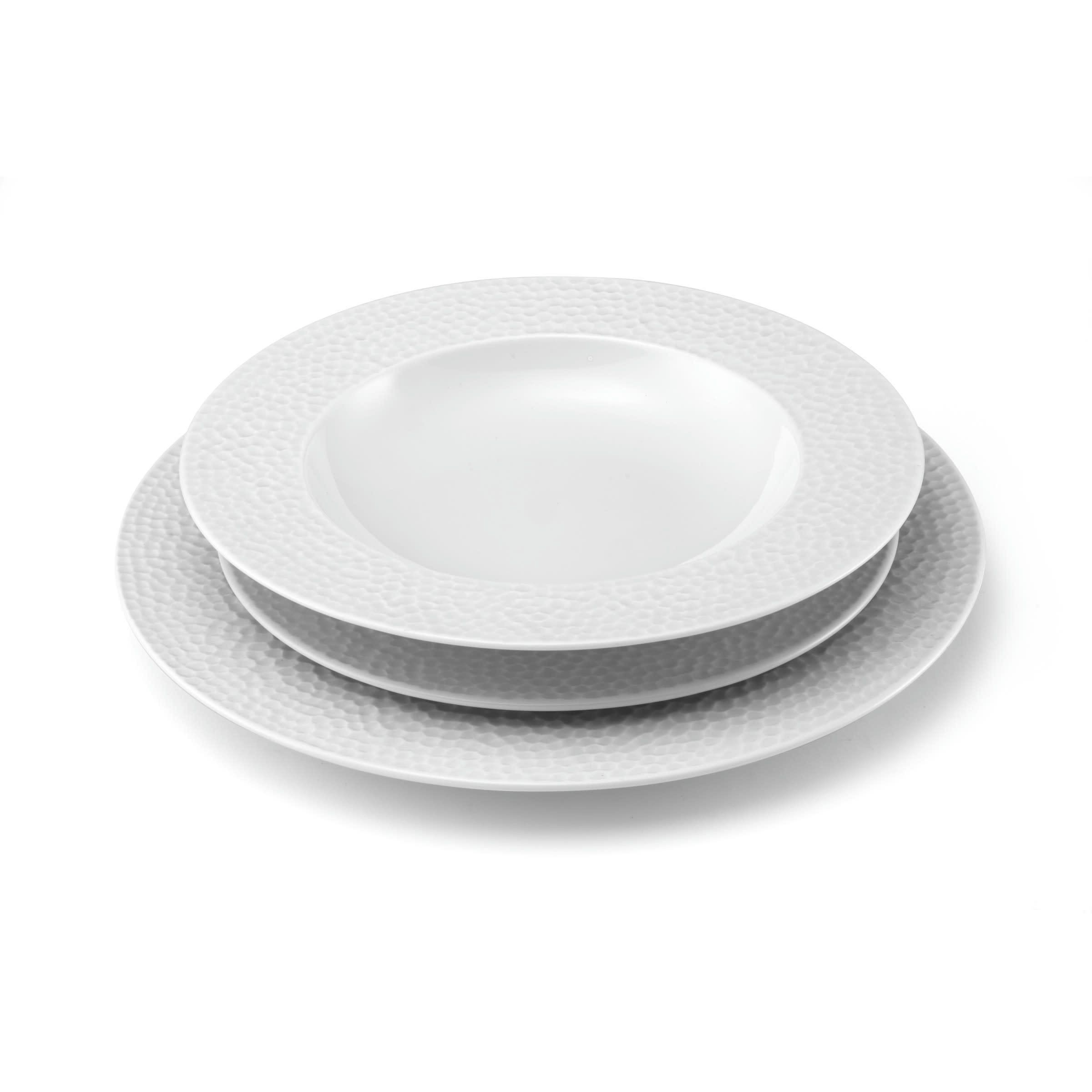 URBAN - Assiette creuse en Porcelaine Blanc