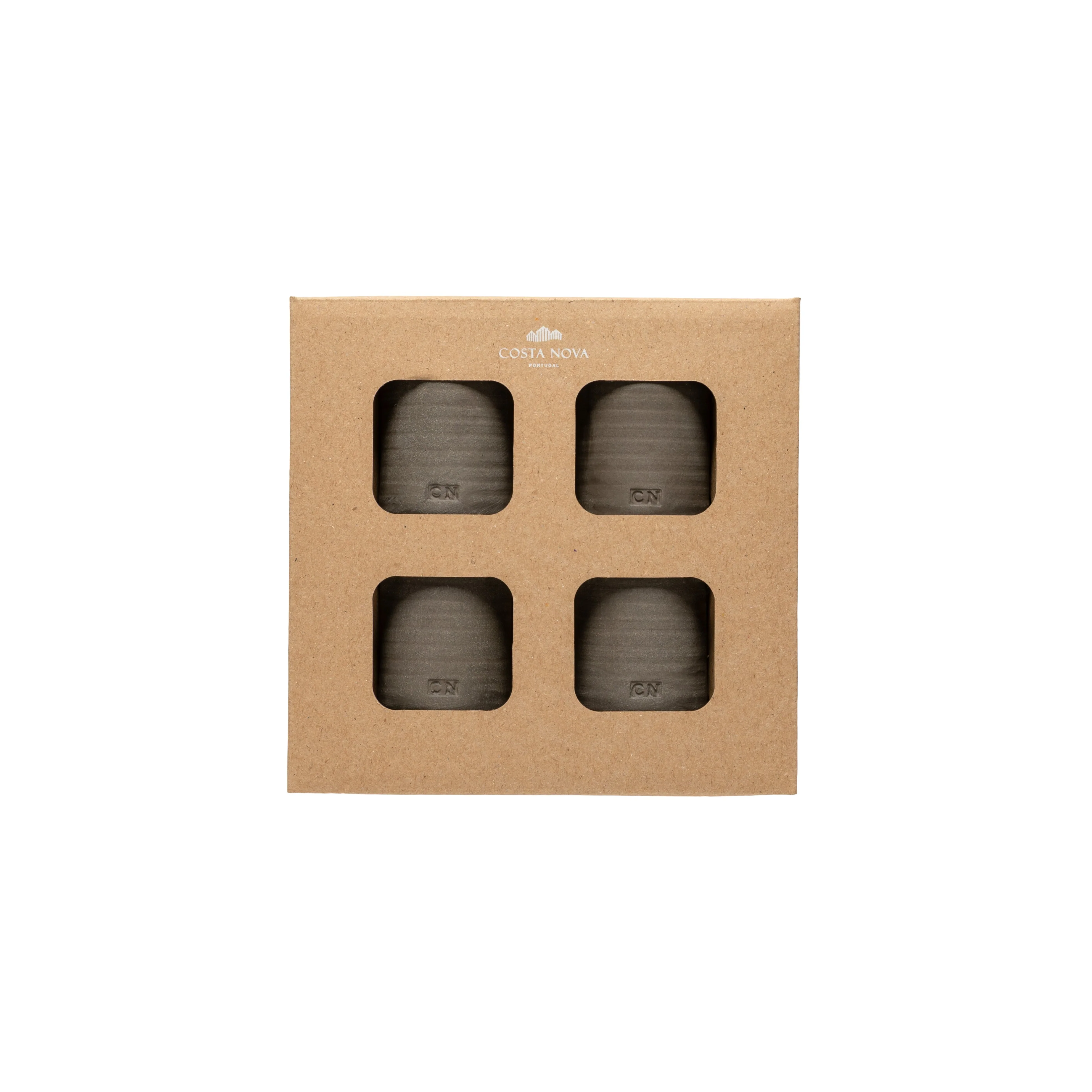 Set 4 Round Ecogres Napkin Rings Napkin Ring - eco Grés