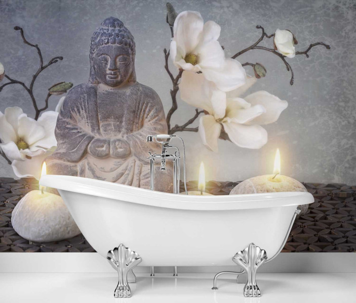 Feeby Fototapeta, Budda i świece 150x105