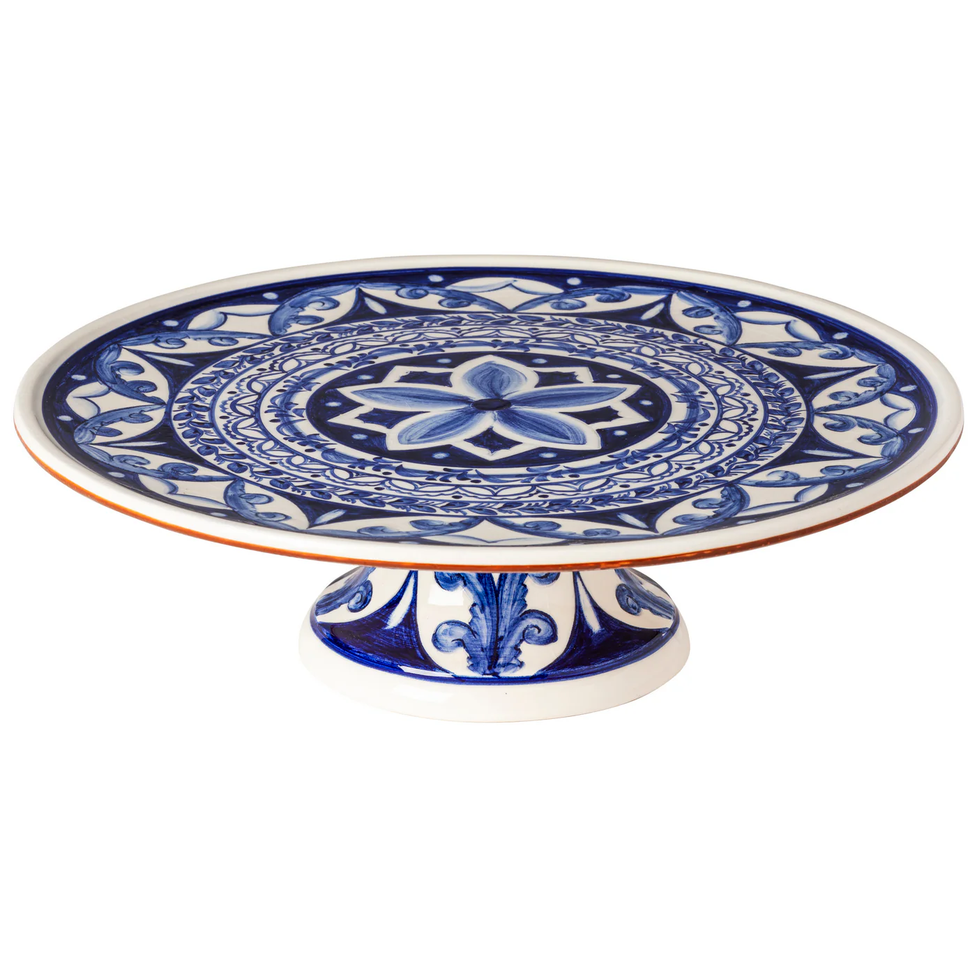 Footed Plate Alentejo Terracotta, Casafina by COSTA NOVA
