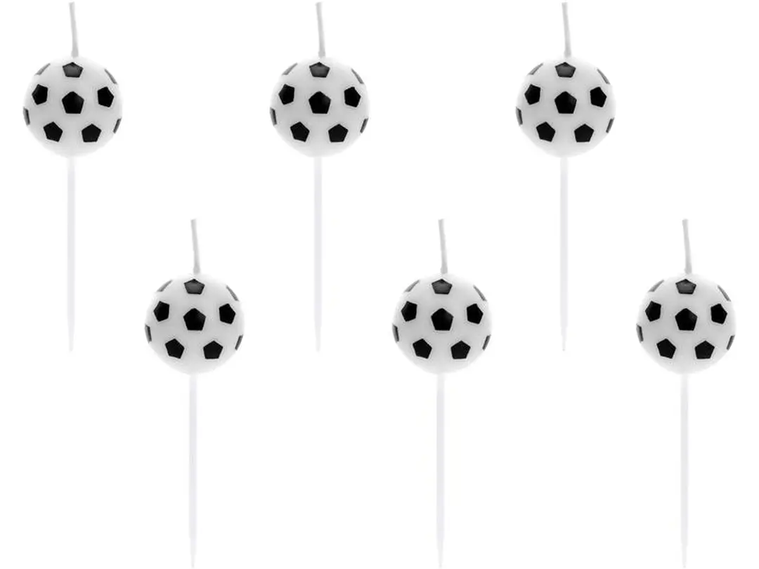Geburtstagskerzen 6er-Set Partydeco