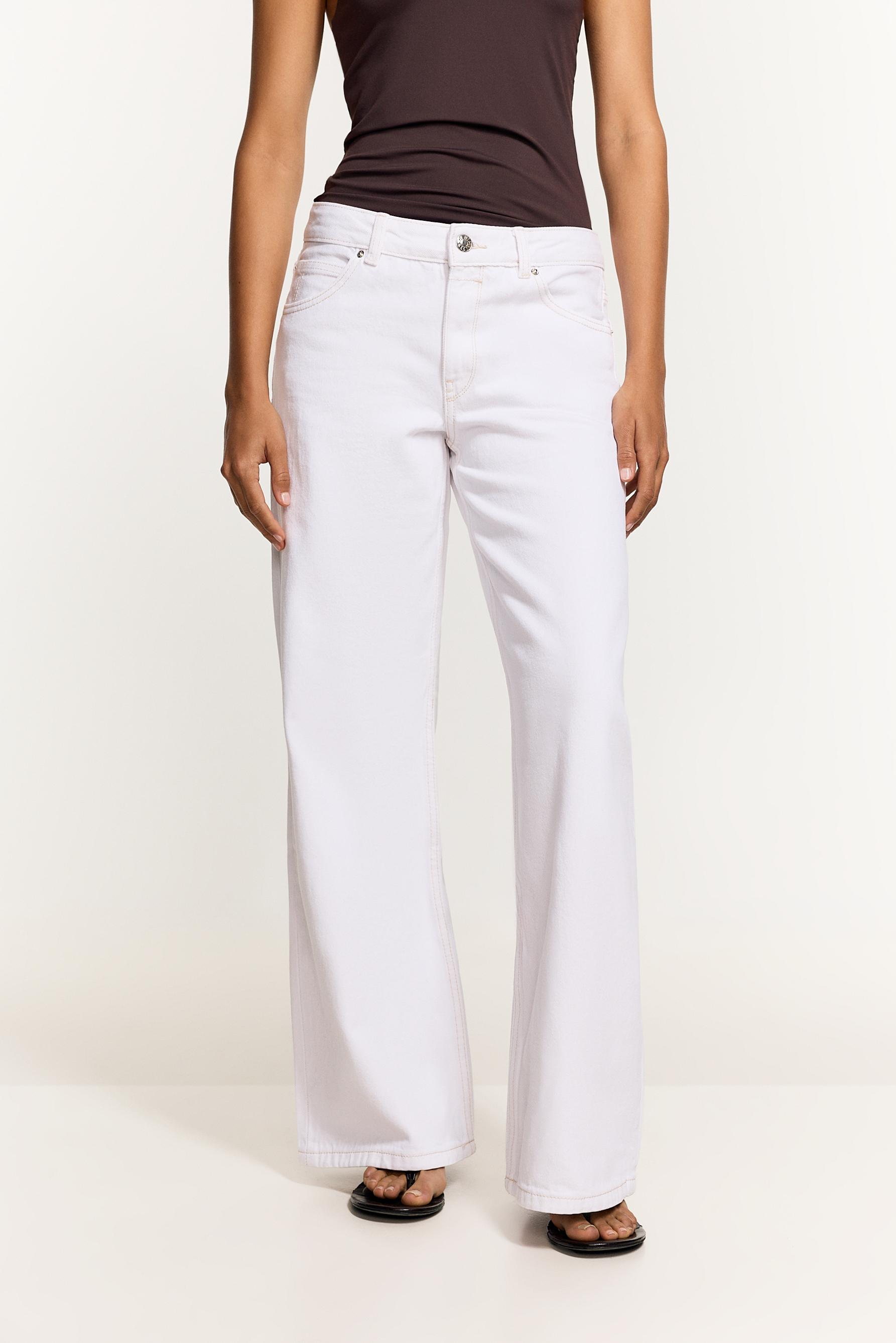 Jeans wide leg low waist
