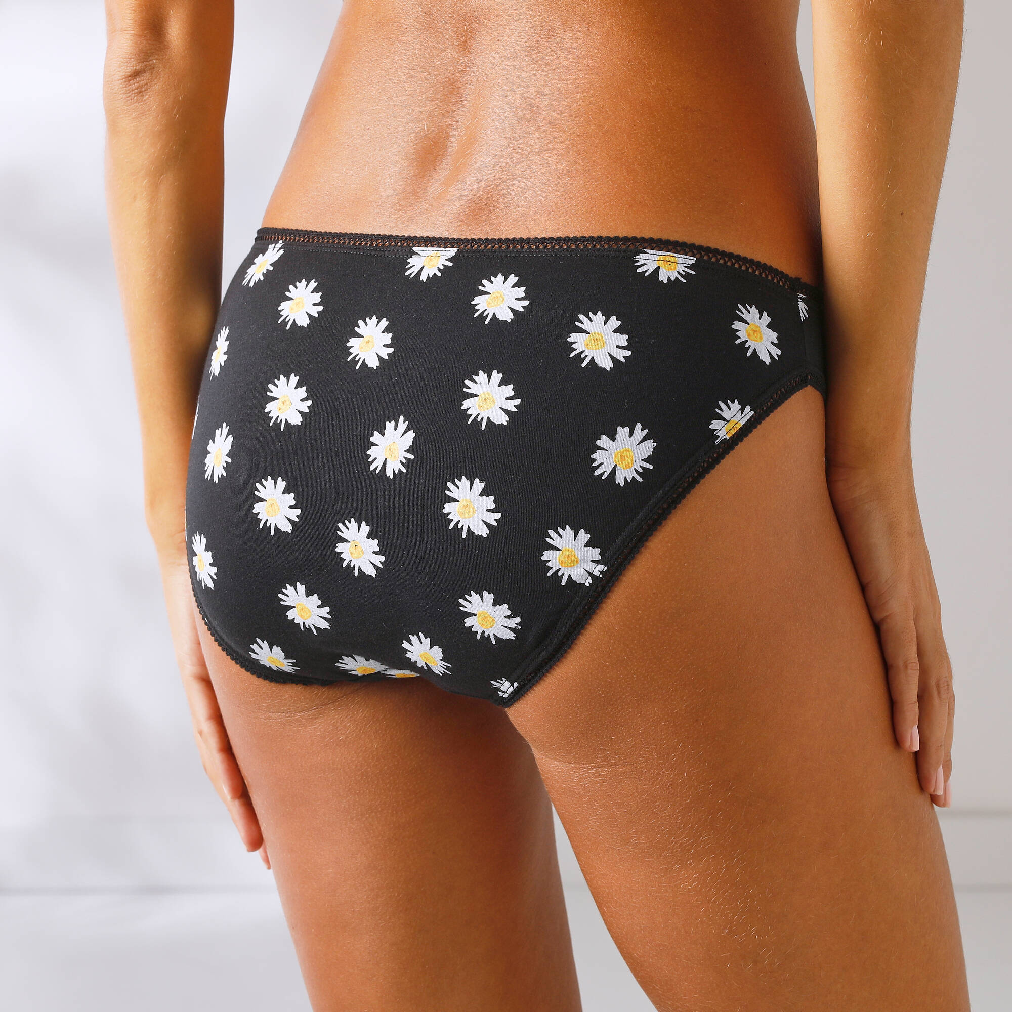 Slip coton imprimé motifs "abeilles" assortis &ndash; Lot de 4