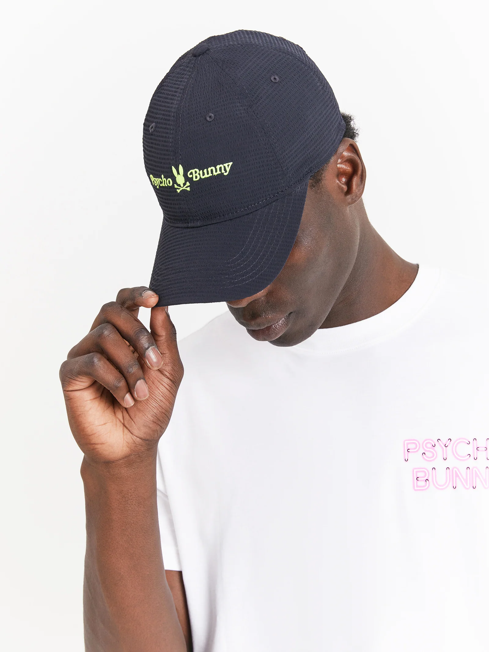 Wallis Seersucker Cap