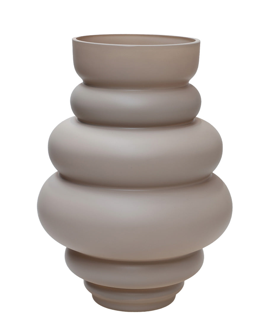 Vase The World - Maputo M matte ivory Ø22 x H30 cm