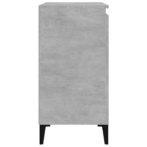 NNEVL Bedside Cabinet Concrete Grey 40x35x70 cm Engineered Wood