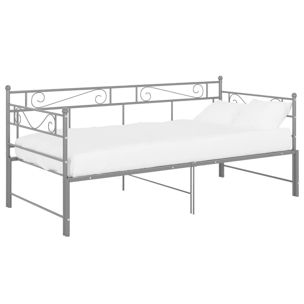 Rama sofy Szary Metal vidaXL