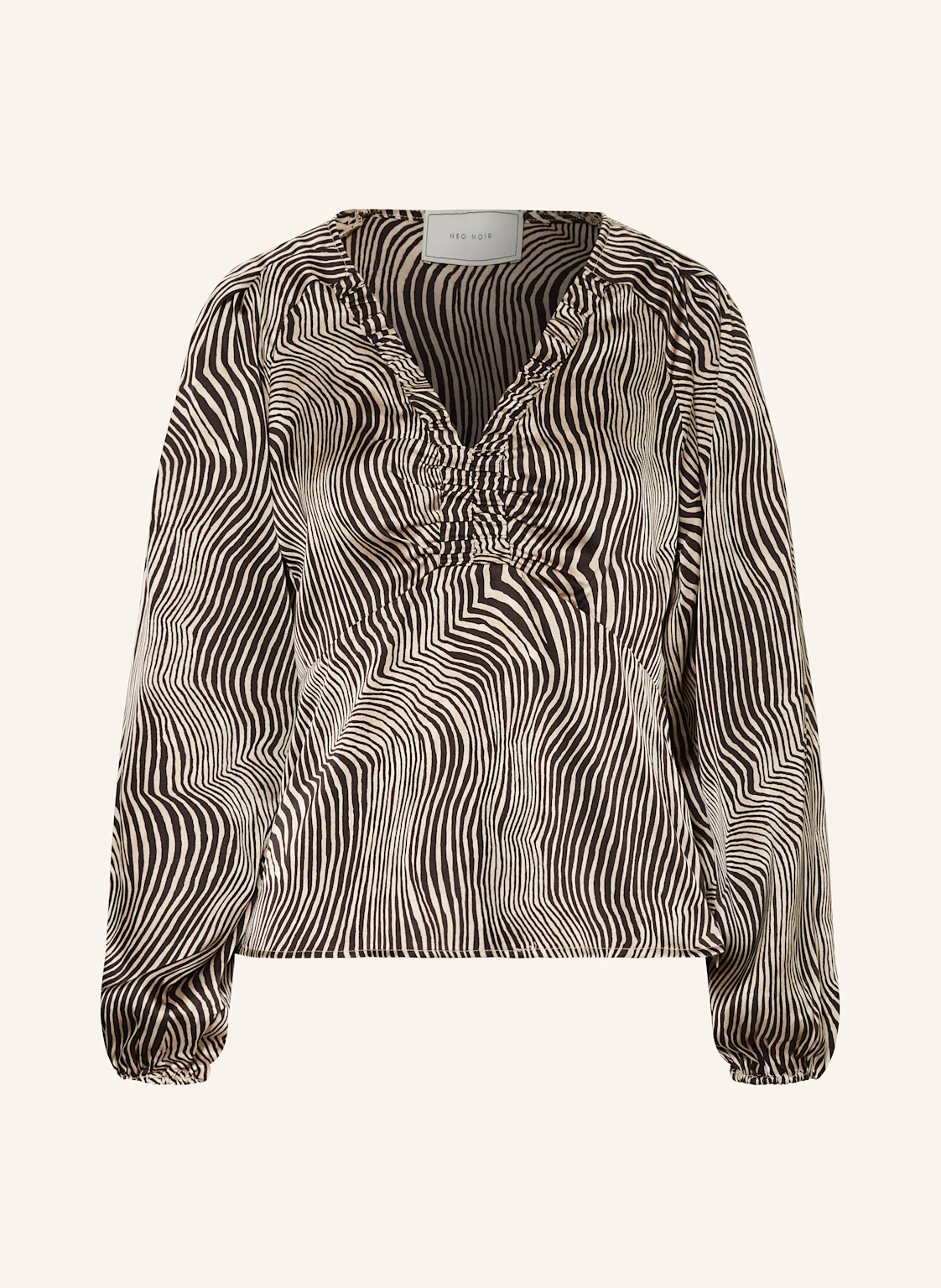 NEO NOIR Blusenshirt ISTANA aus Satin