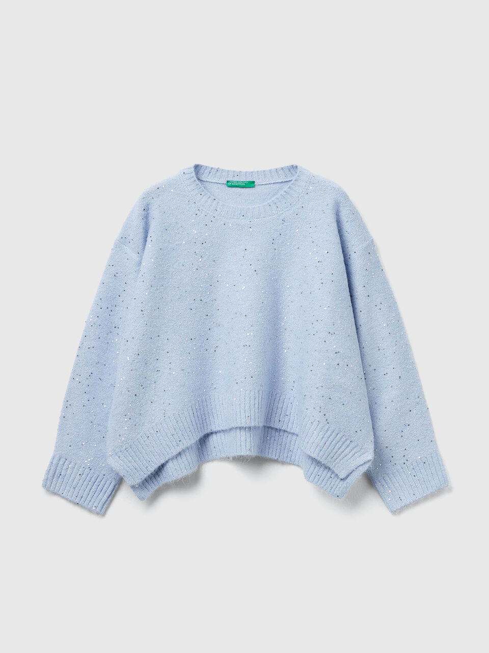 Sweater in wool and lurex blend