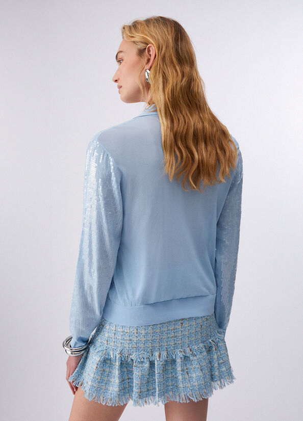 Maglia con paillettes